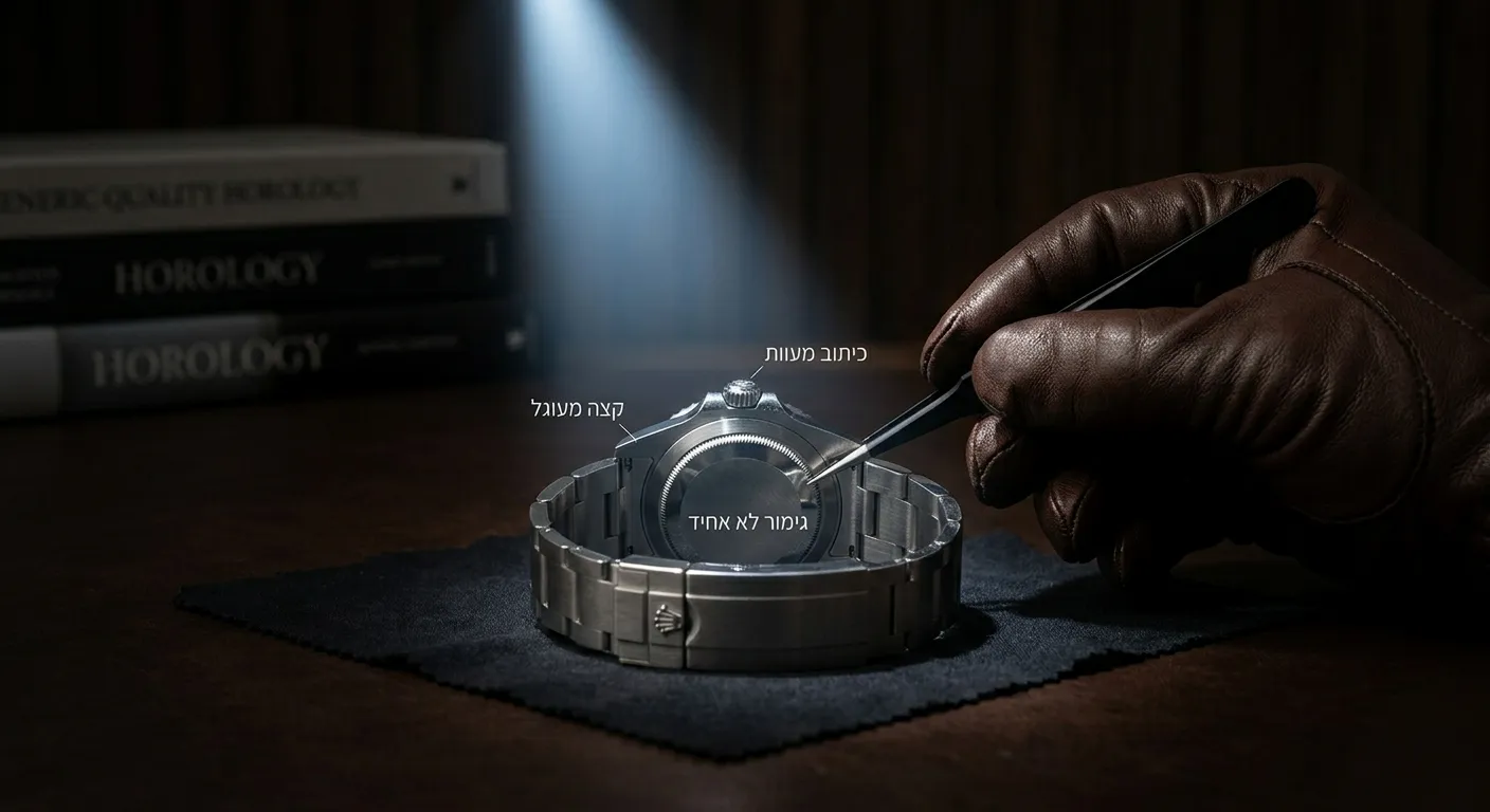 איך לזהות שעון מזויף — המדריך המלא