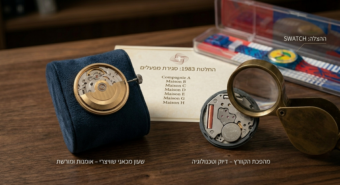 מהפכת הקוורץ — איך יפן כמעט הרסה את שווייץ